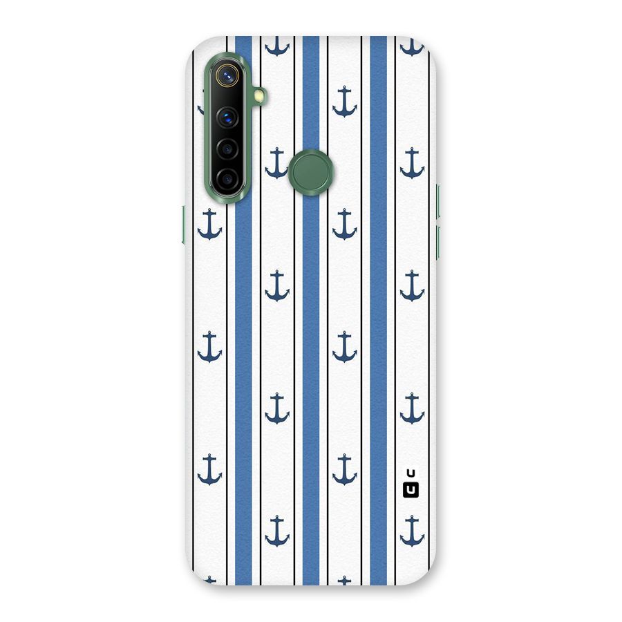 Anchor Stripe Lines Back Case for Realme Narzo 10