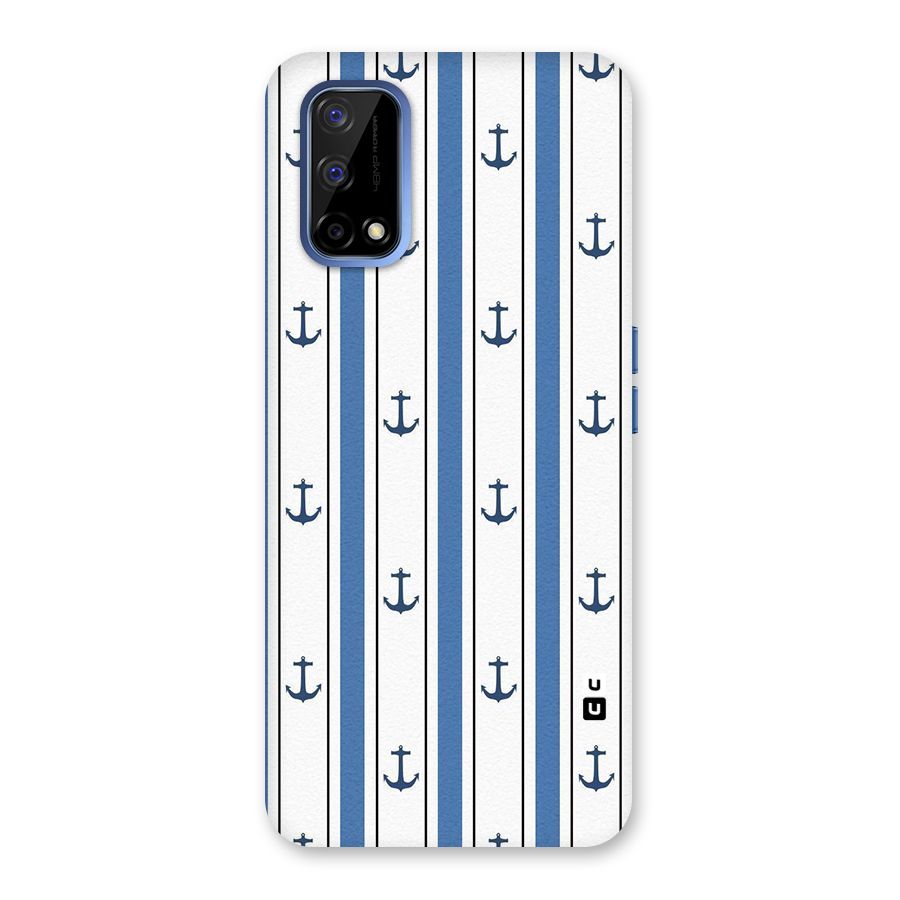 Anchor Stripe Lines Back Case for Realme Narzo 30 Pro