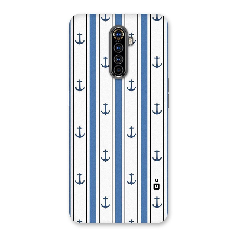 Anchor Stripe Lines Back Case for Realme X2 Pro