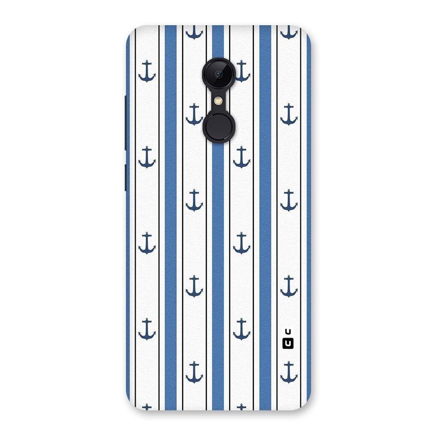 Anchor Stripe Lines Back Case for Redmi 5