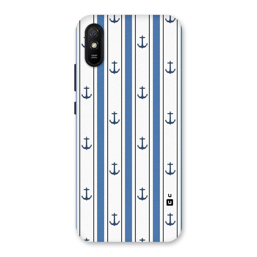 Anchor Stripe Lines Back Case for Redmi 9A