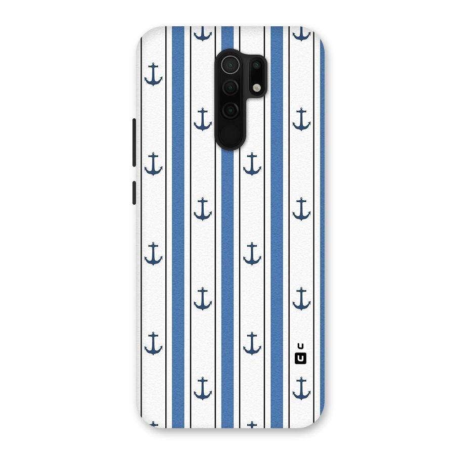 Anchor Stripe Lines Back Case for Redmi 9 Prime