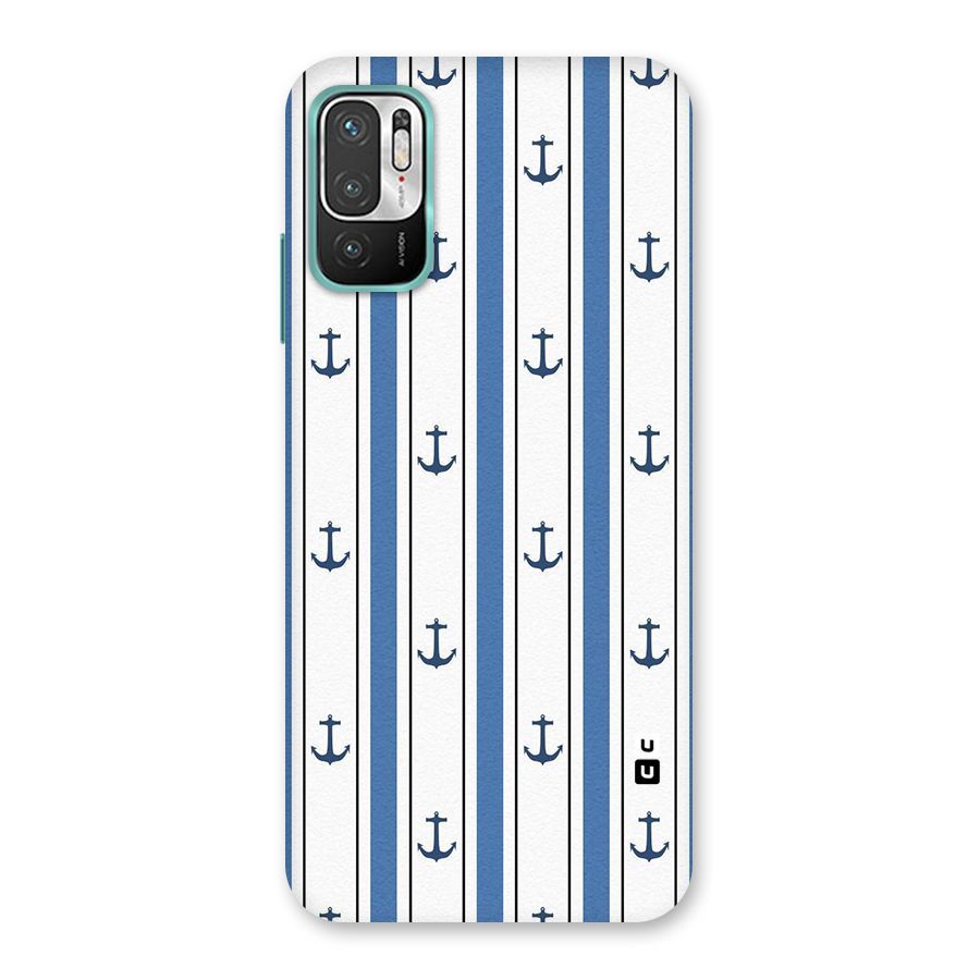 Anchor Stripe Lines Back Case for Redmi Note 10T 5G