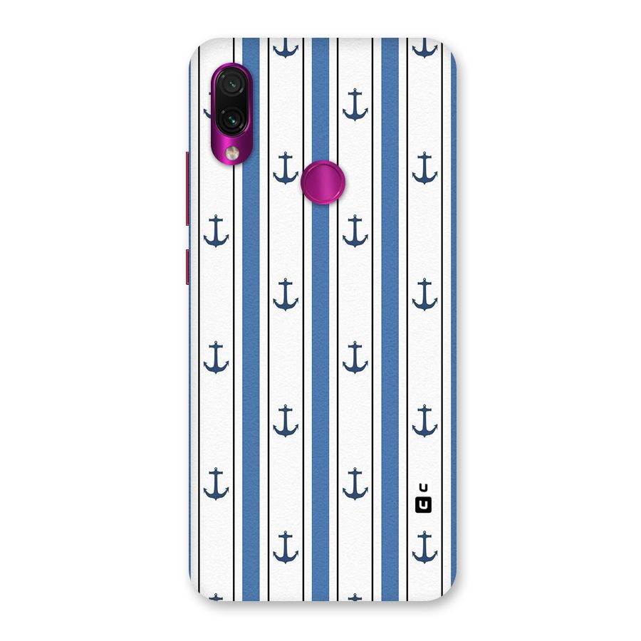 Anchor Stripe Lines Back Case for Redmi Note 7 Pro