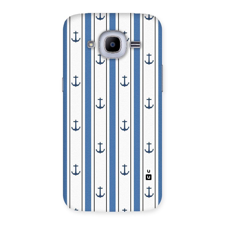 Anchor Stripe Lines Back Case for Samsung Galaxy J2 2016