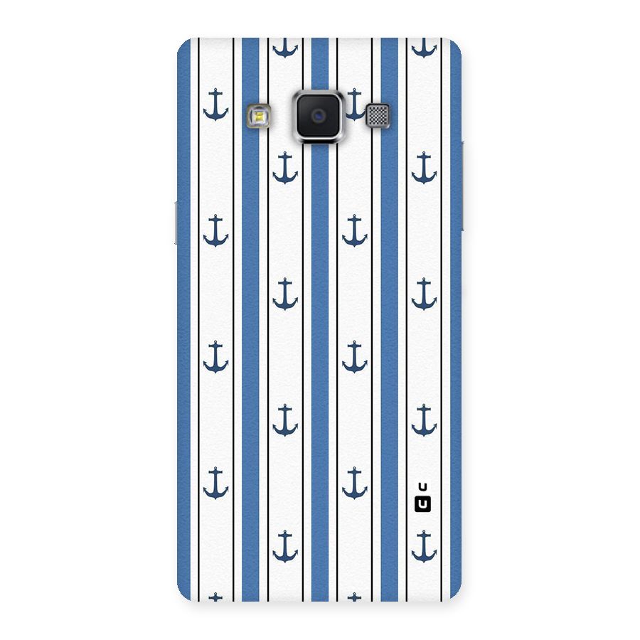 Anchor Stripe Lines Back Case for Samsung Galaxy A5
