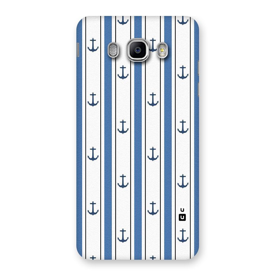 Anchor Stripe Lines Back Case for Samsung Galaxy J5 2016