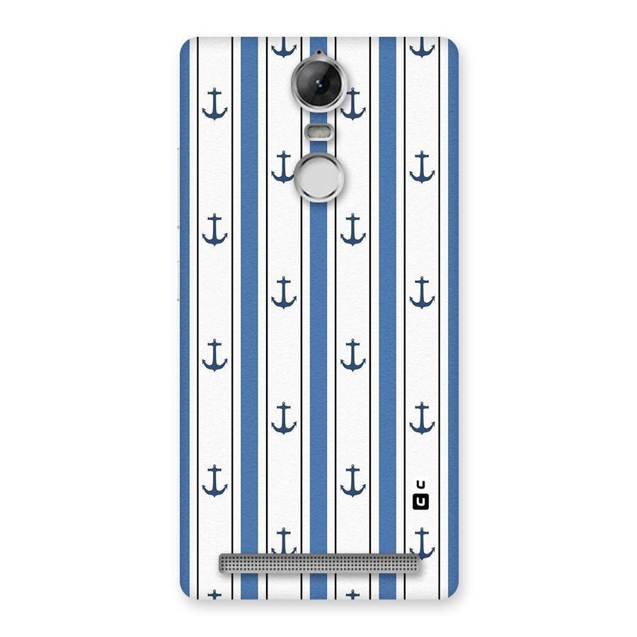 Anchor Stripe Lines Back Case for Vibe K5 Note