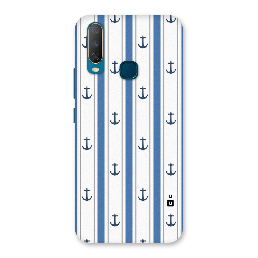 Anchor Stripe Lines Back Case for Vivo U10
