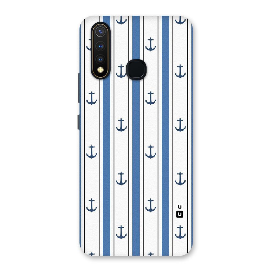 Anchor Stripe Lines Back Case for Vivo U20