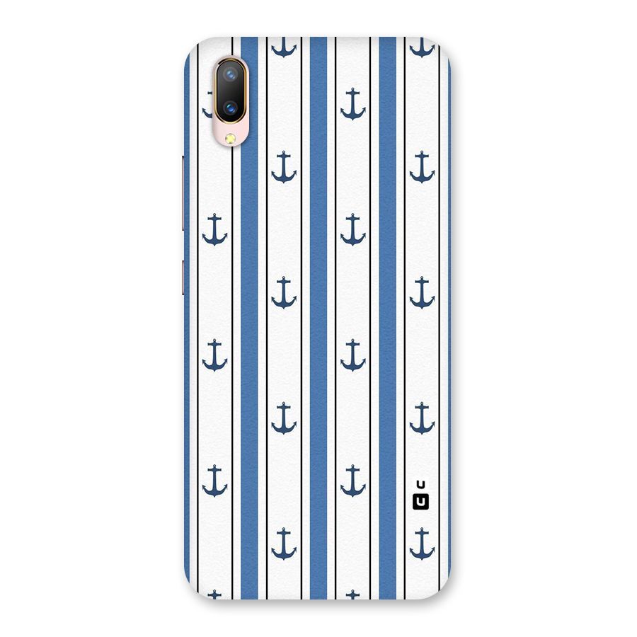 Anchor Stripe Lines Back Case for Vivo V11 Pro