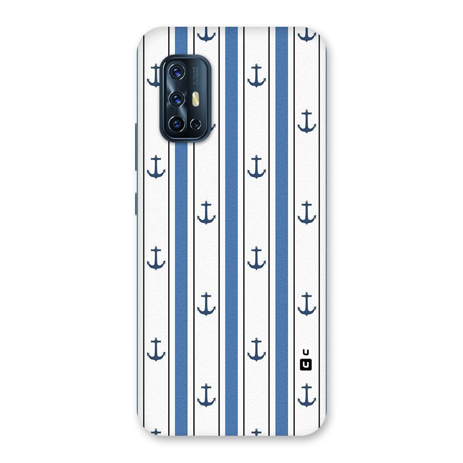 Anchor Stripe Lines Back Case for Vivo V17