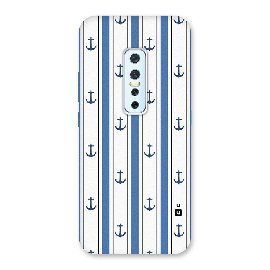 Anchor Stripe Lines Back Case for Vivo V17 Pro