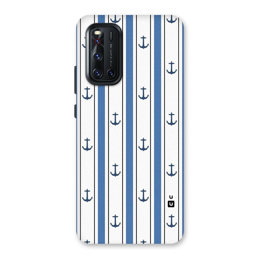 Anchor Stripe Lines Back Case for Vivo V19