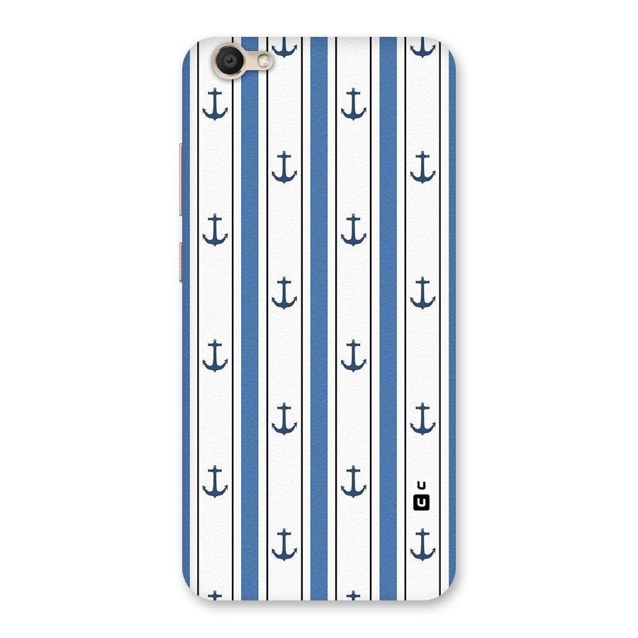 Anchor Stripe Lines Back Case for Vivo V5