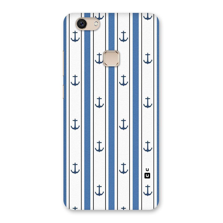 Anchor Stripe Lines Back Case for Vivo V7