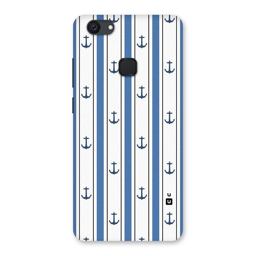 Anchor Stripe Lines Back Case for Vivo V7 Plus