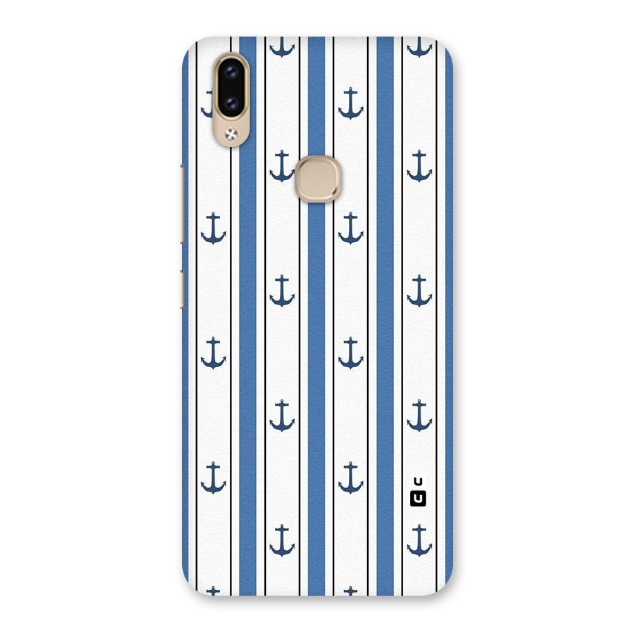 Anchor Stripe Lines Back Case for Vivo V9 Youth