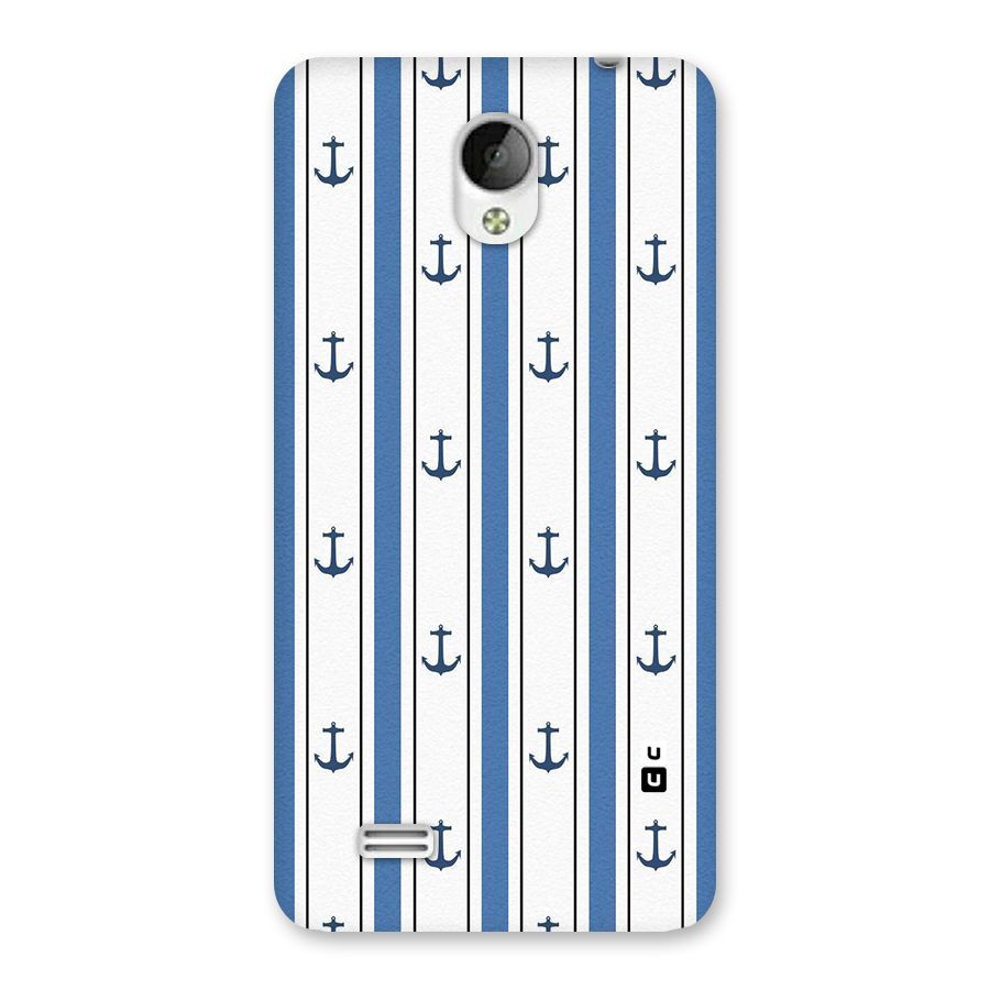 Anchor Stripe Lines Back Case for Vivo Y21