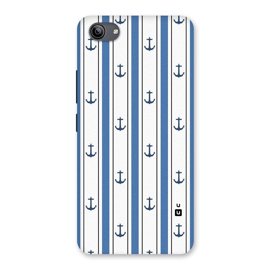 Anchor Stripe Lines Back Case for Vivo Y81i