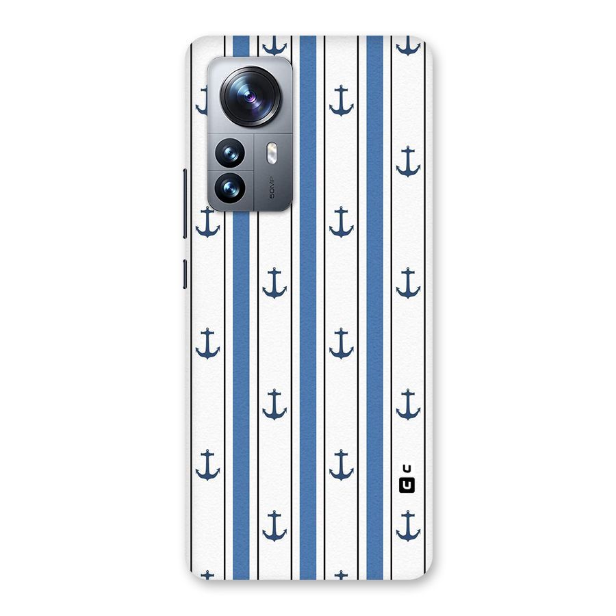 Anchor Stripe Lines Back Case for Xiaomi 12 Pro