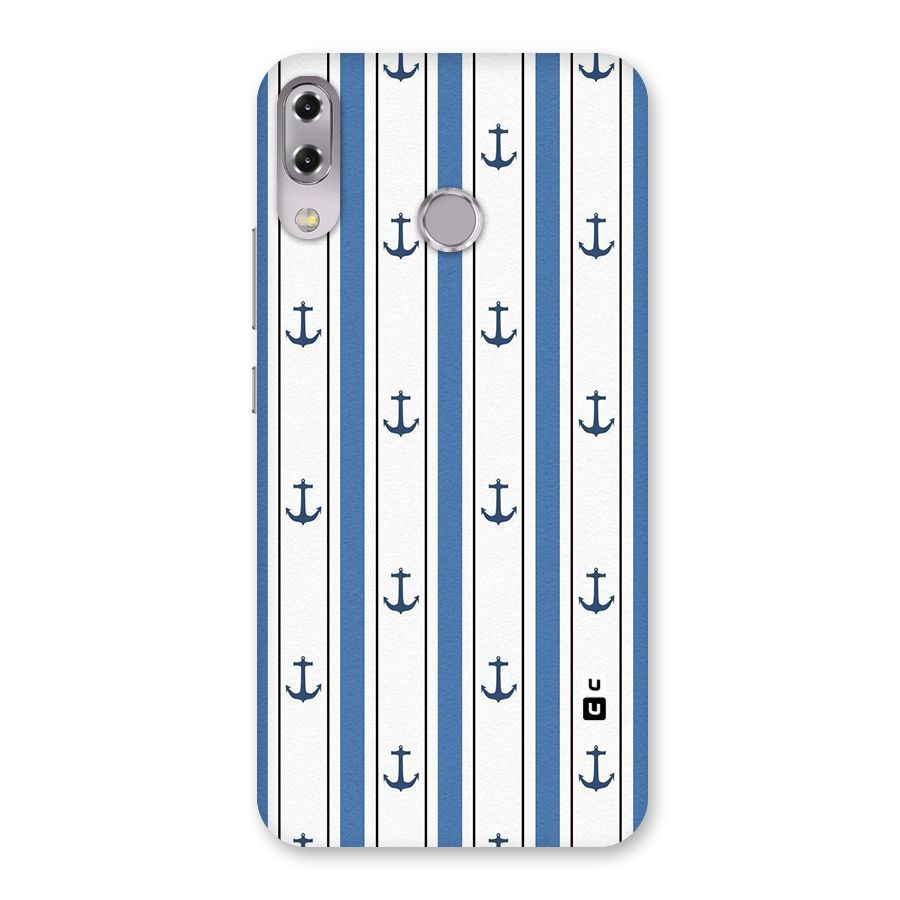 Anchor Stripe Lines Back Case for Zenfone 5Z