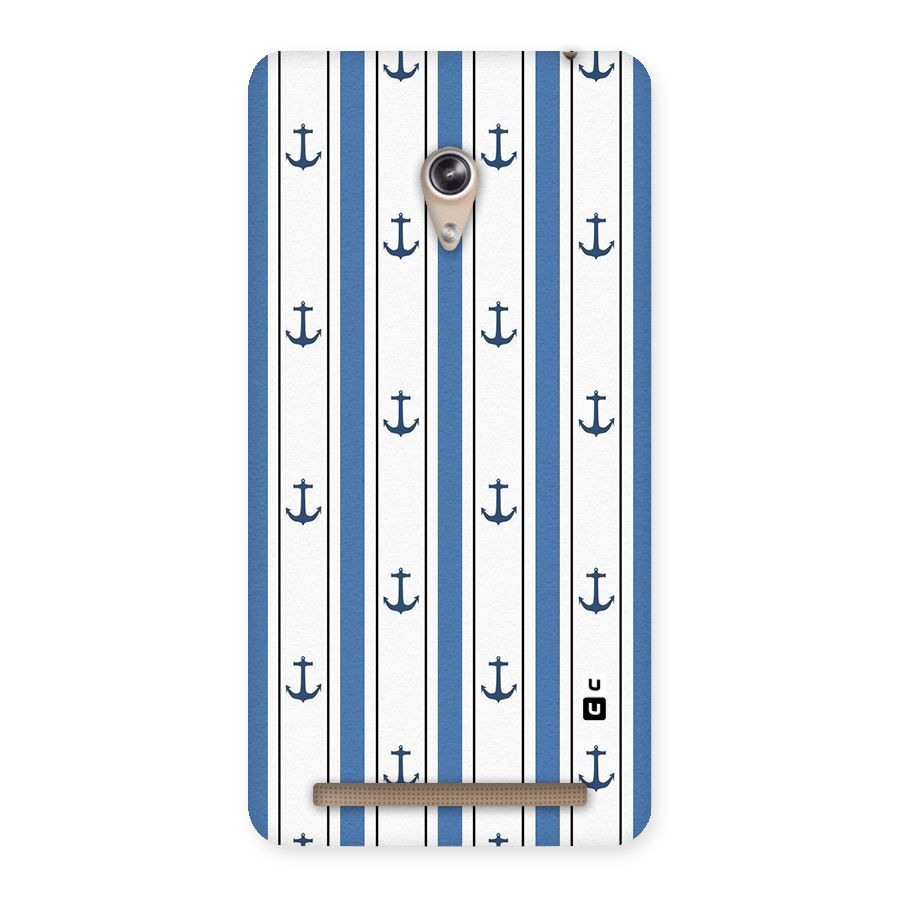 Anchor Stripe Lines Back Case for Zenfone 6