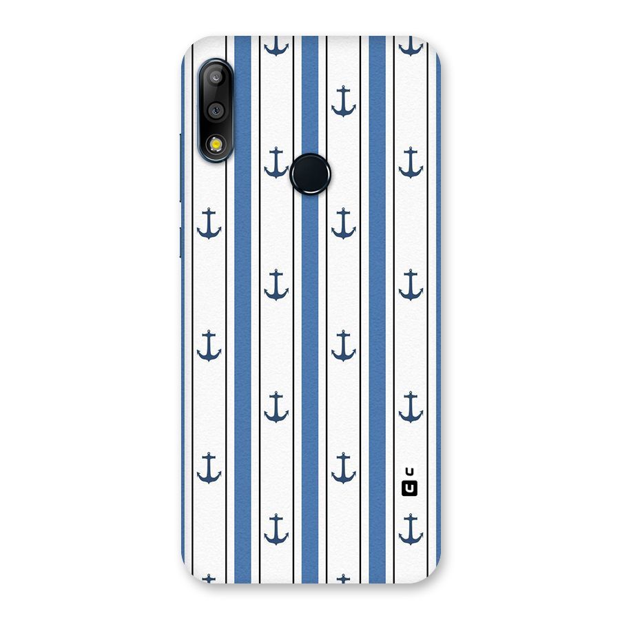 Anchor Stripe Lines Back Case for Zenfone Max Pro M2