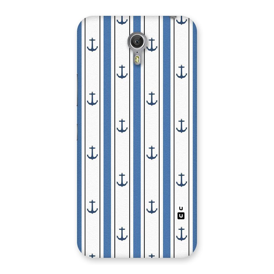 Anchor Stripe Lines Back Case for Zuk Z1