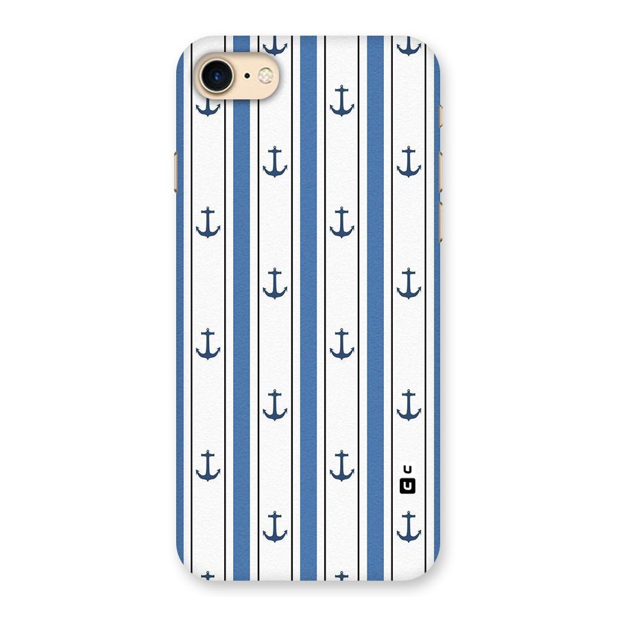 Anchor Stripe Lines Back Case for iPhone 7