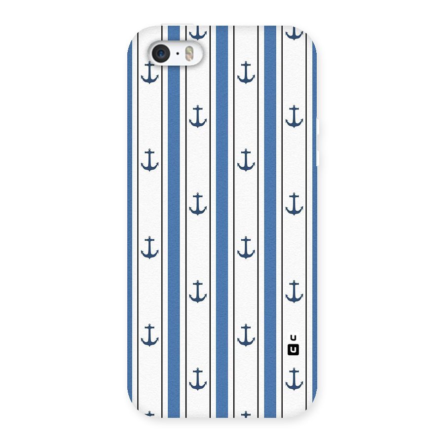 Anchor Stripe Lines Back Case for iPhone SE
