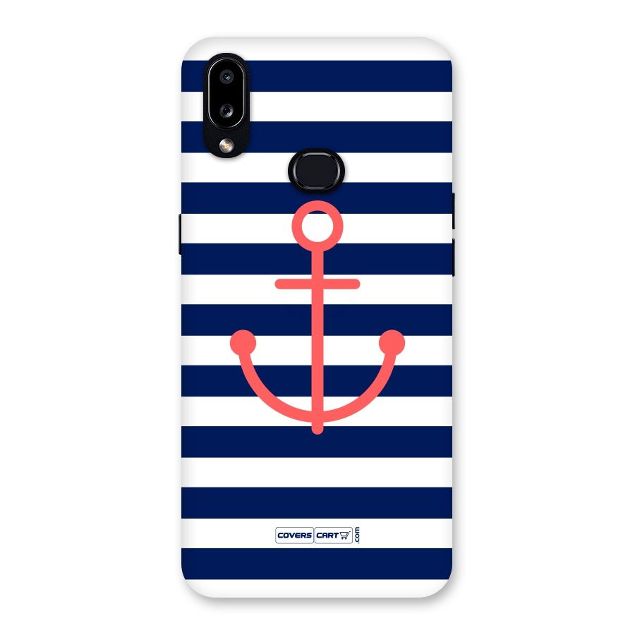 Anchor Stripes Back Case for Galaxy A10s