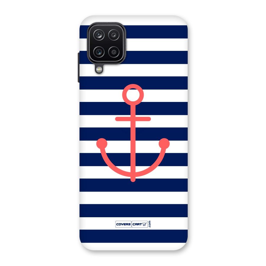 Anchor Stripes Back Case for Galaxy A12