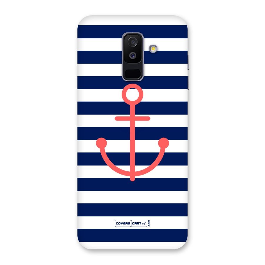 Anchor Stripes Back Case for Galaxy A6 Plus