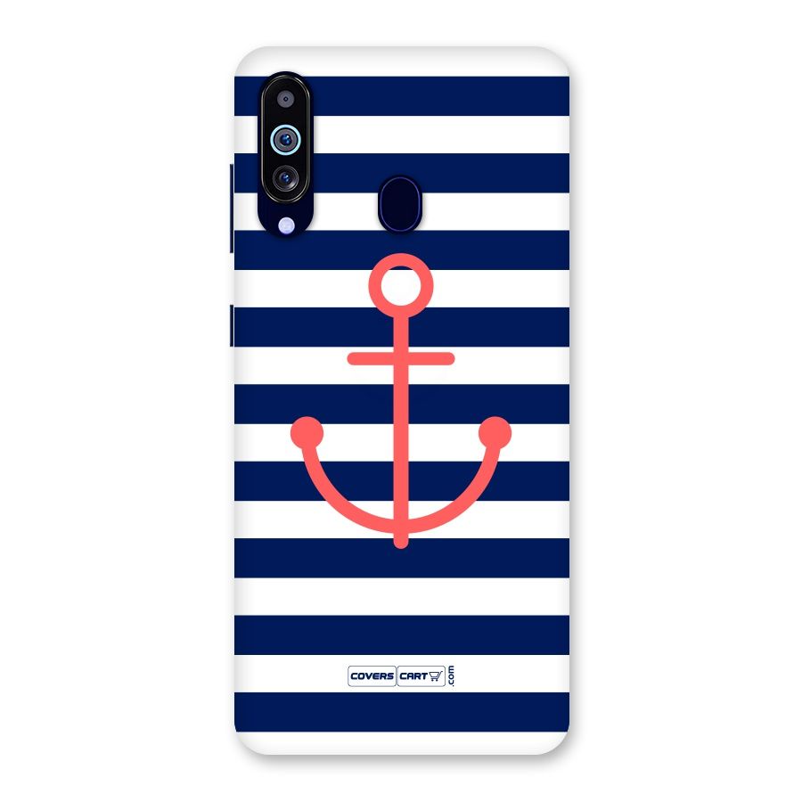 Anchor Stripes Back Case for Galaxy A60