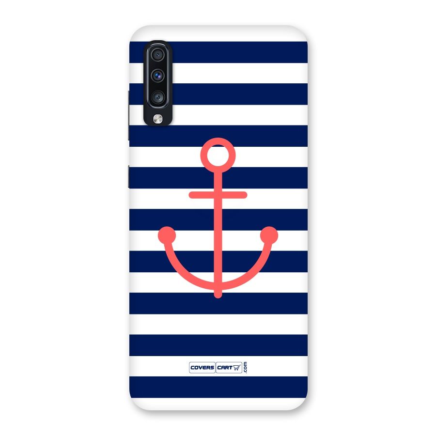 Anchor Stripes Back Case for Galaxy A70