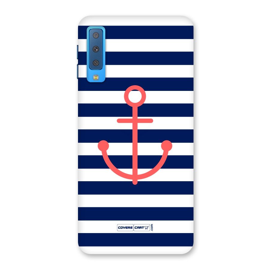 Anchor Stripes Back Case for Galaxy A7 (2018)