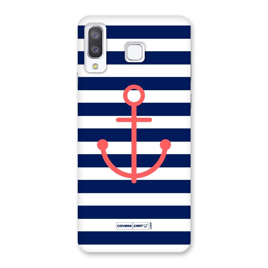 Anchor Stripes Back Case for Galaxy A8 Star