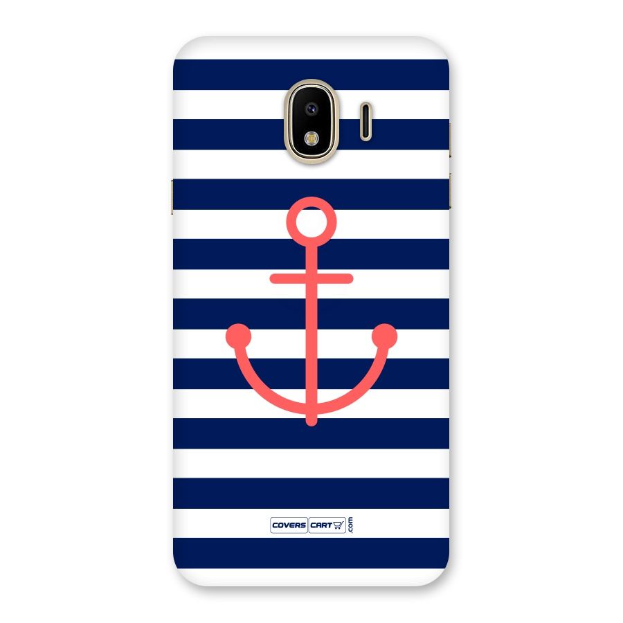 Anchor Stripes Back Case for Galaxy J4