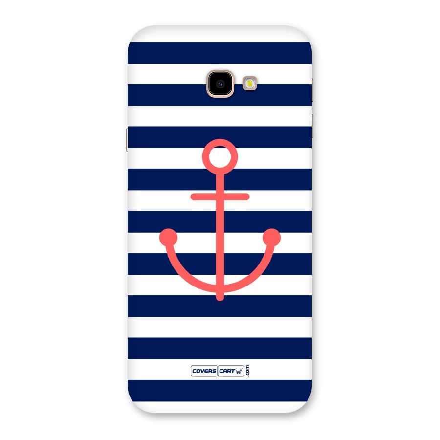 Anchor Stripes Back Case for Galaxy J4 Plus