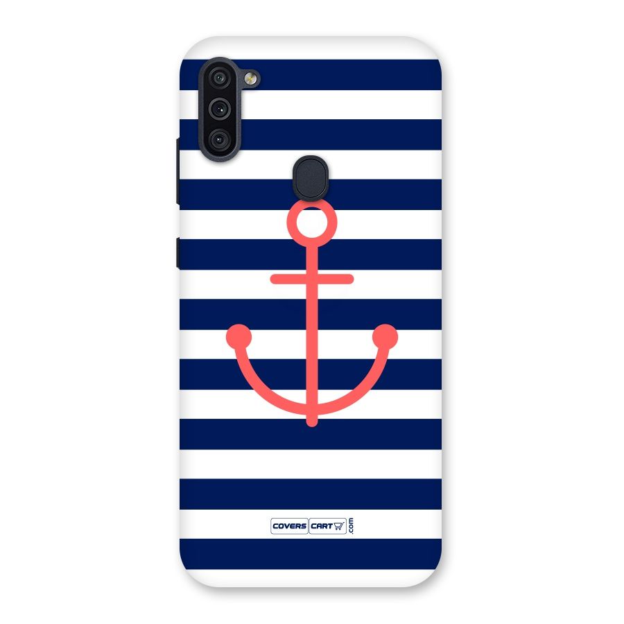 Anchor Stripes Back Case for Galaxy M11