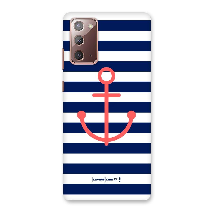 Anchor Stripes Back Case for Galaxy Note 20