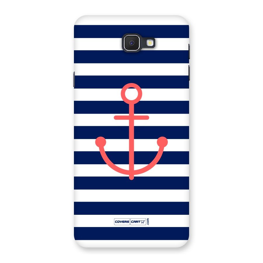 Anchor Stripes Back Case for Galaxy On7 2016