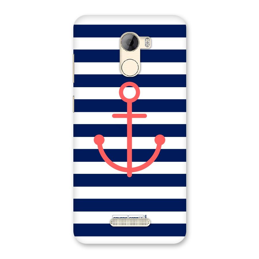 Anchor Stripes Back Case for Gionee A1 LIte
