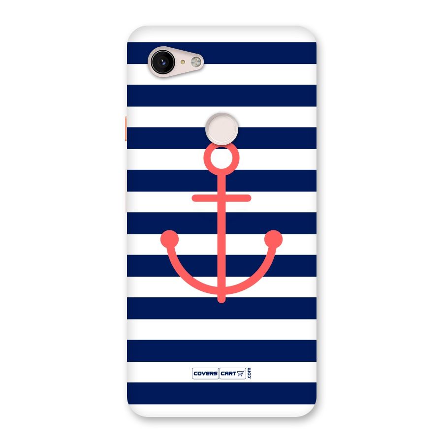 Anchor Stripes Back Case for Google Pixel 3 XL
