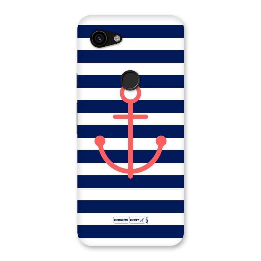 Anchor Stripes Back Case for Google Pixel 3a