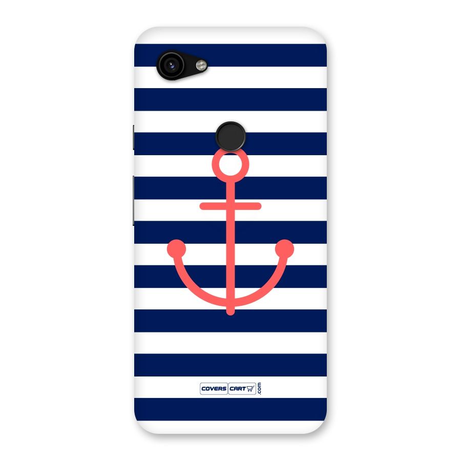 Anchor Stripes Back Case for Google Pixel 3a XL