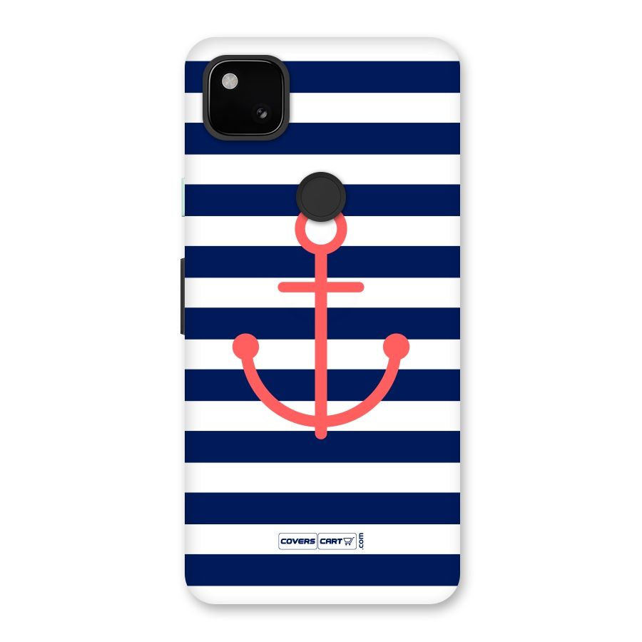 Anchor Stripes Back Case for Google Pixel 4a
