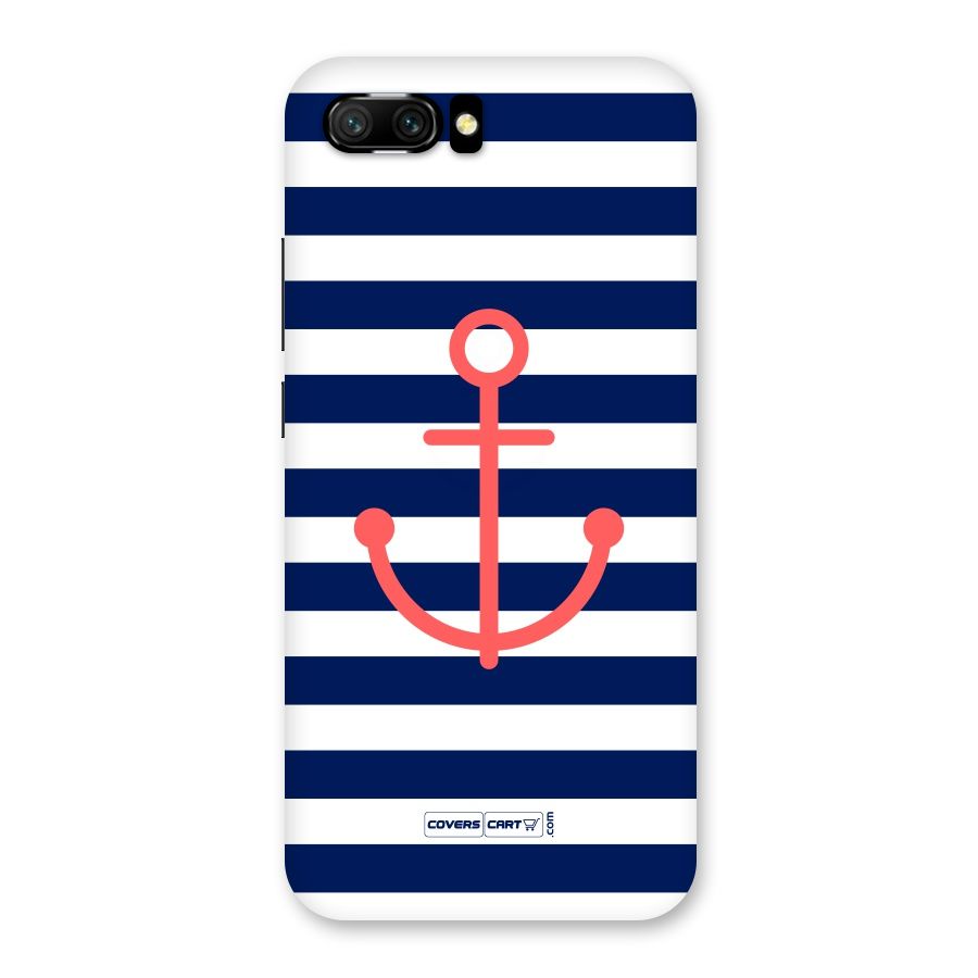 Anchor Stripes Back Case for Honor 10