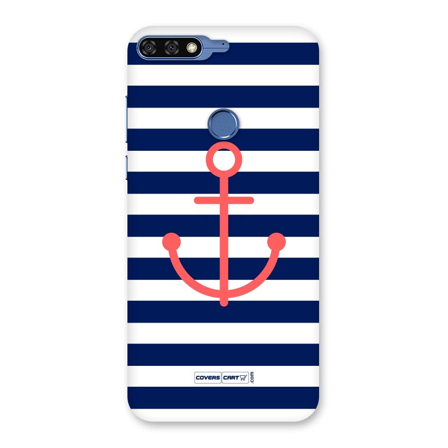 Anchor Stripes Back Case for Honor 7C